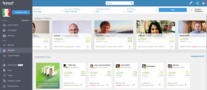 social trading etoro